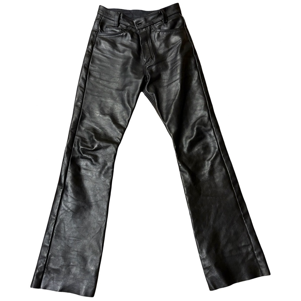 Vanson Women’s Black Leather Pants